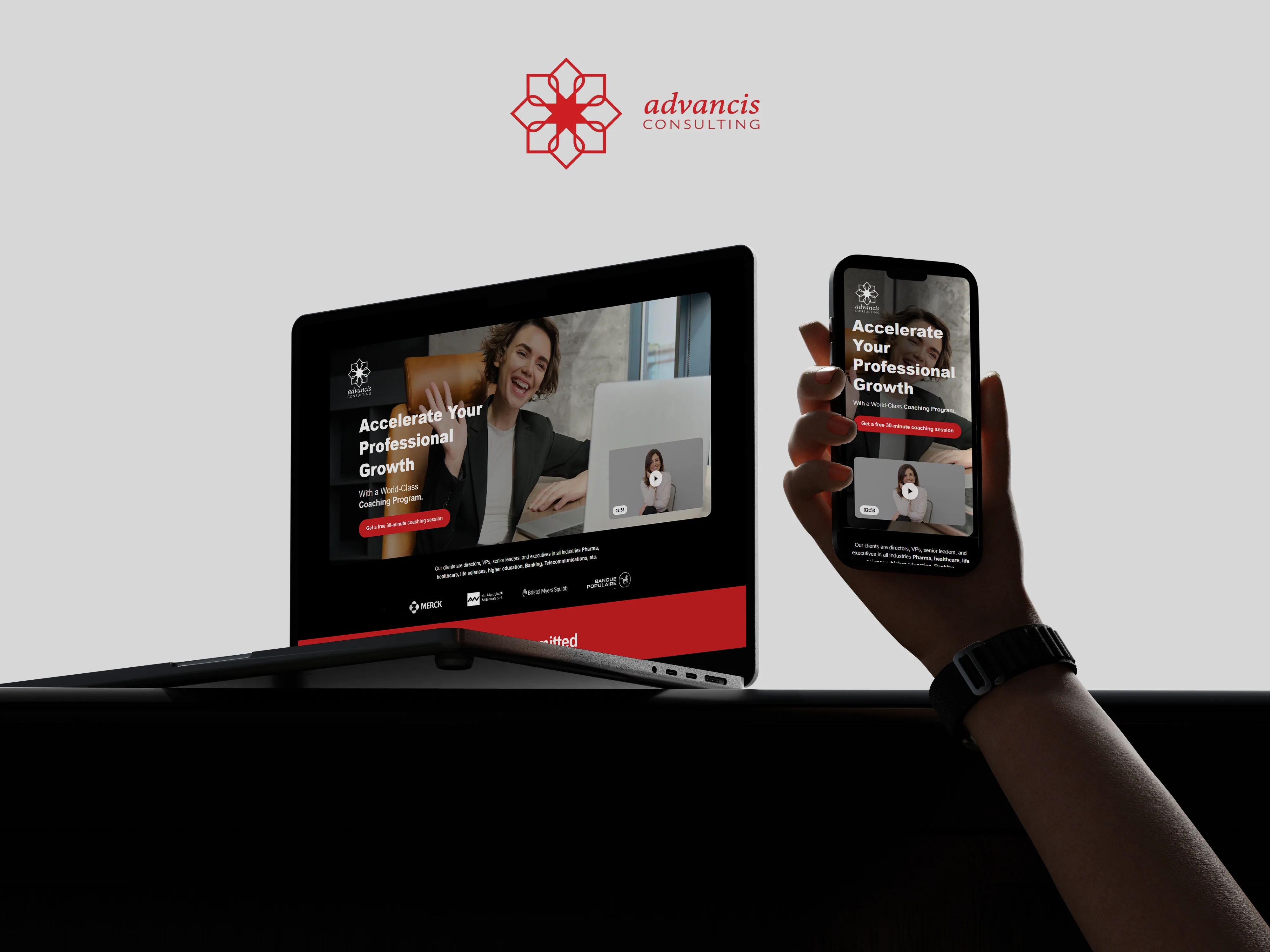 Advancis Consulting coaching website